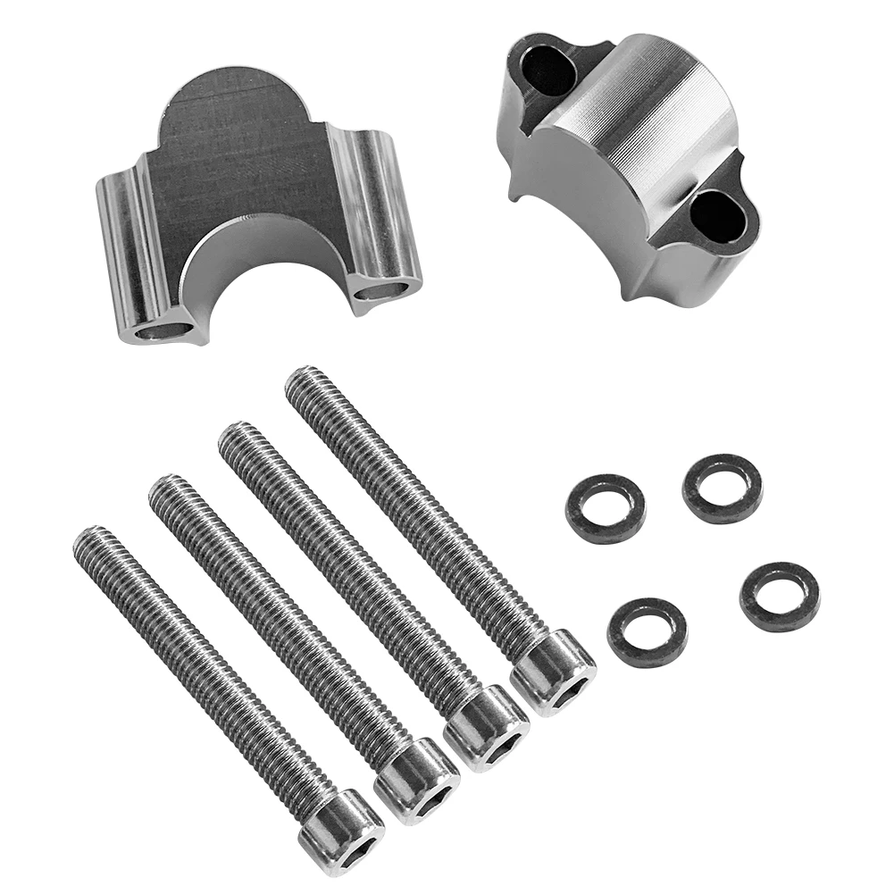 

Universal CNC Aluminum Motorcycle Handlebar Riser Kit 8/11 Inch Bar Clamps 22/28mm For Bmw Suzuki Honda Yamaha ATV Motorcycle