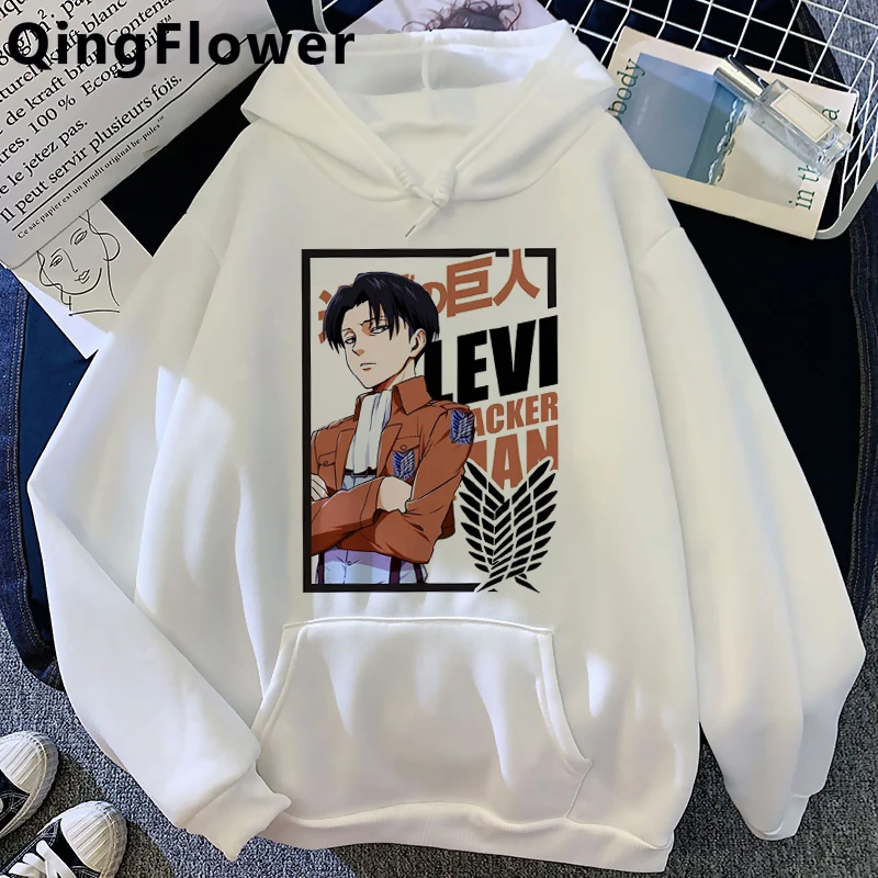 

Attack on Titan Shingeki No Kyojin hoodies male Oversized 2021 hip hop male pullover hoody anime y2k aesthetic