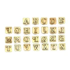 26 шт. набор стальных штампов с алфавитом для кожаных штампов инструменты 26 Английских Букв набор металлических штампов для кожевенного ремесла