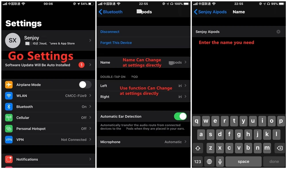 Новые 1:1 Размер 2nd generat беспроводные наушники bluetooth наушники Поддержка беспроводной зарядки с чипом W1 H1 чип PK i200 i500