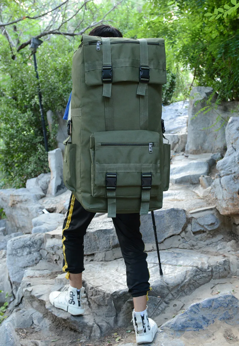 Naturebell 110L супер большой вместительный дорожный рюкзак для кемпинга Камуфляжный Рюкзак