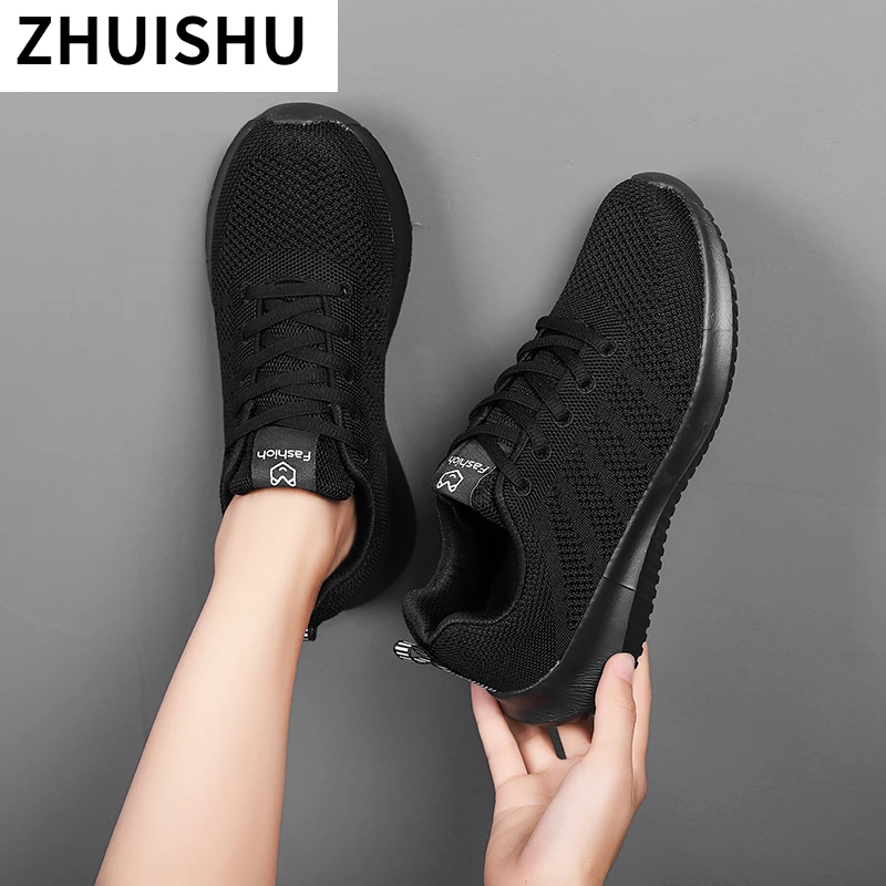 

2021 Women Lightweight Outdoor Sport Walking Shoes Breathable Soft Athletics Women Casual Shoes Height Increasing Fitness Shoes