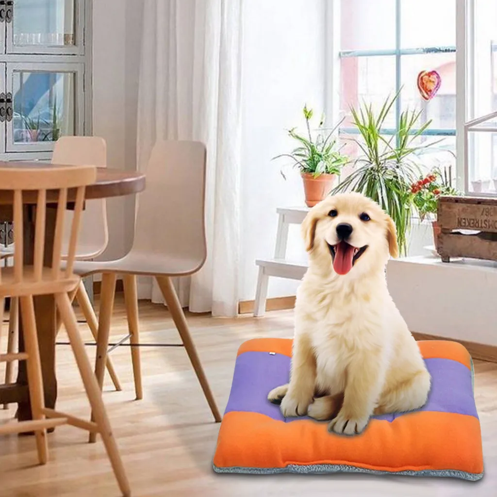 ПВХ ПЭТ подстилка для кошки собака миска для котенка для кормления питья коврик милый цвет дышащий спальный коврик Противоскользящая Водонепроницаемая кровать# G7