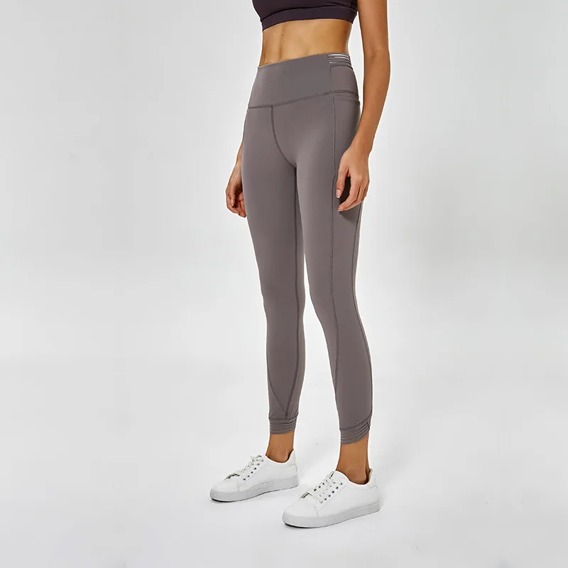 Сексуальные Бесшовные Леггинсы брюки для йоги женские хип пуш ап с высокой