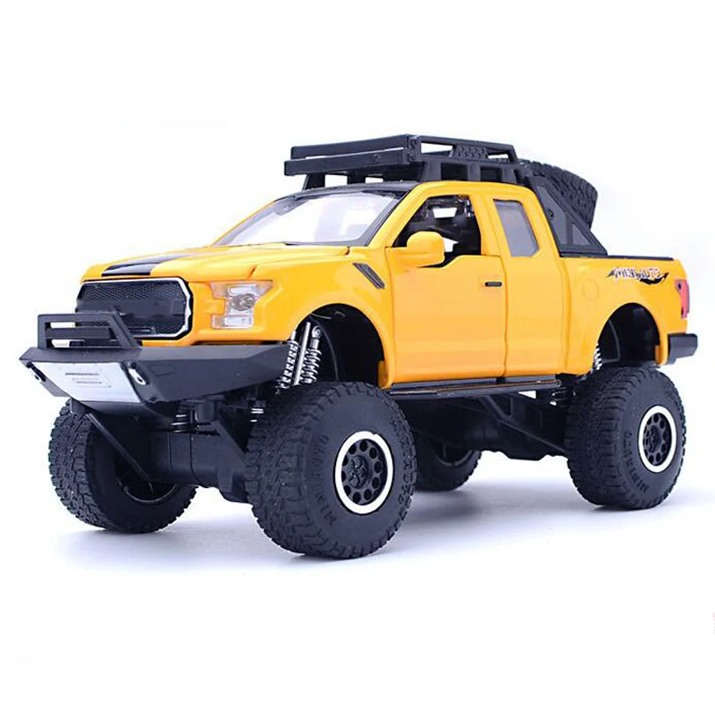 

Children's Toy Climbing Car Alloy Simulation Big Wheel Off-Road Vehicle Model Sound And Light Door Opening 1:32 Sliding Toy Car