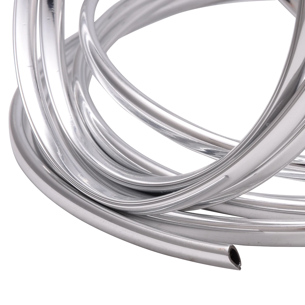 6 м хромированная серебро кузова автомобиля край двери литье триммер газа