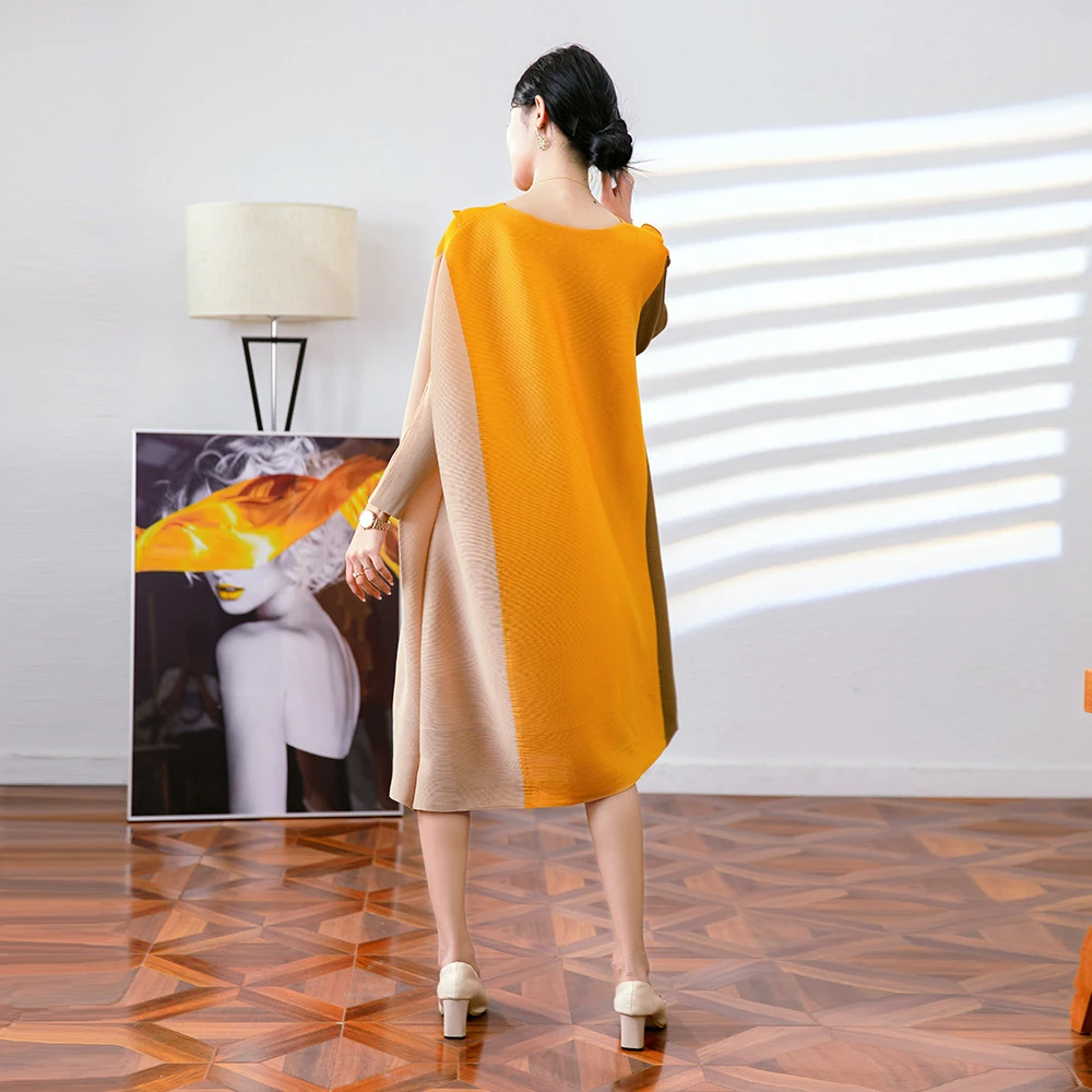 Благородная женская модная одежда летнее платье с рукавом летучая мышь