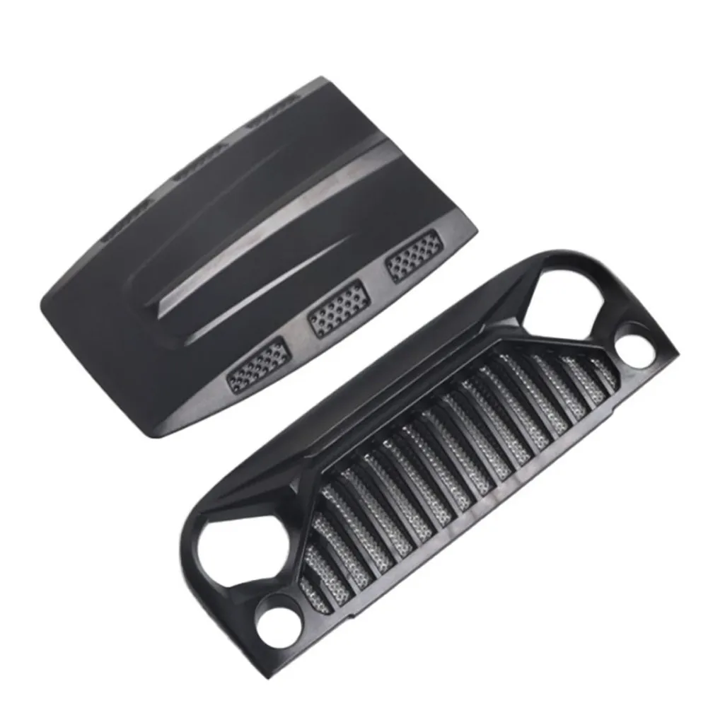 Передняя крышка решетки воздухозаборника для RC 1/10 Axial SCX10 Jeep Wrangler гусеничная