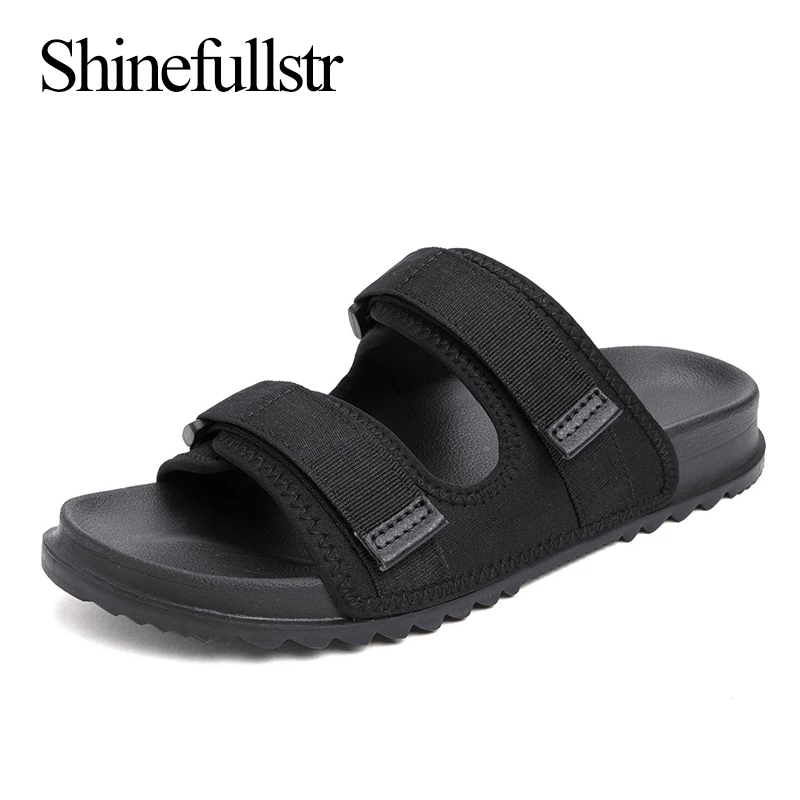 

Шлепанцы мужские сетчатые, легкие мягкие дышащие, удобные, повседневная обувь с подошвой из ЭВА, черные, синие, бежевые, летние