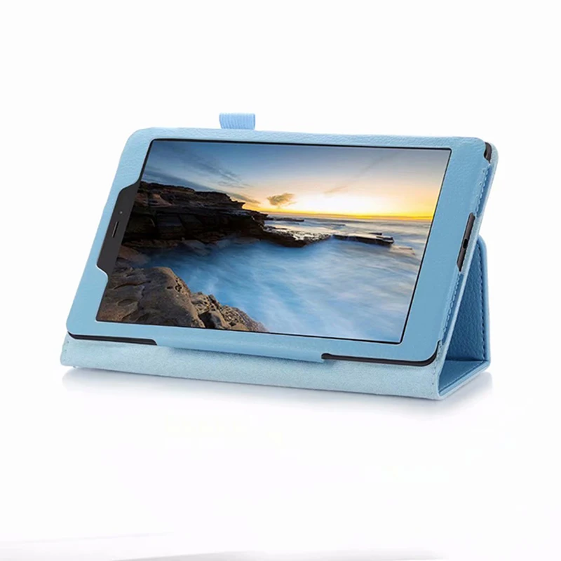 Магнитный чехол книжка из искусственной кожи с подставкой кожаный для Samsung Galaxy Tab