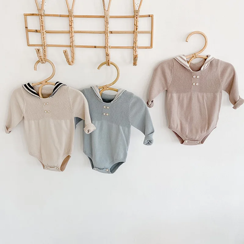 Детское трикотажное боди из чистого хлопка с длинным рукавом|Боди для малышек| |