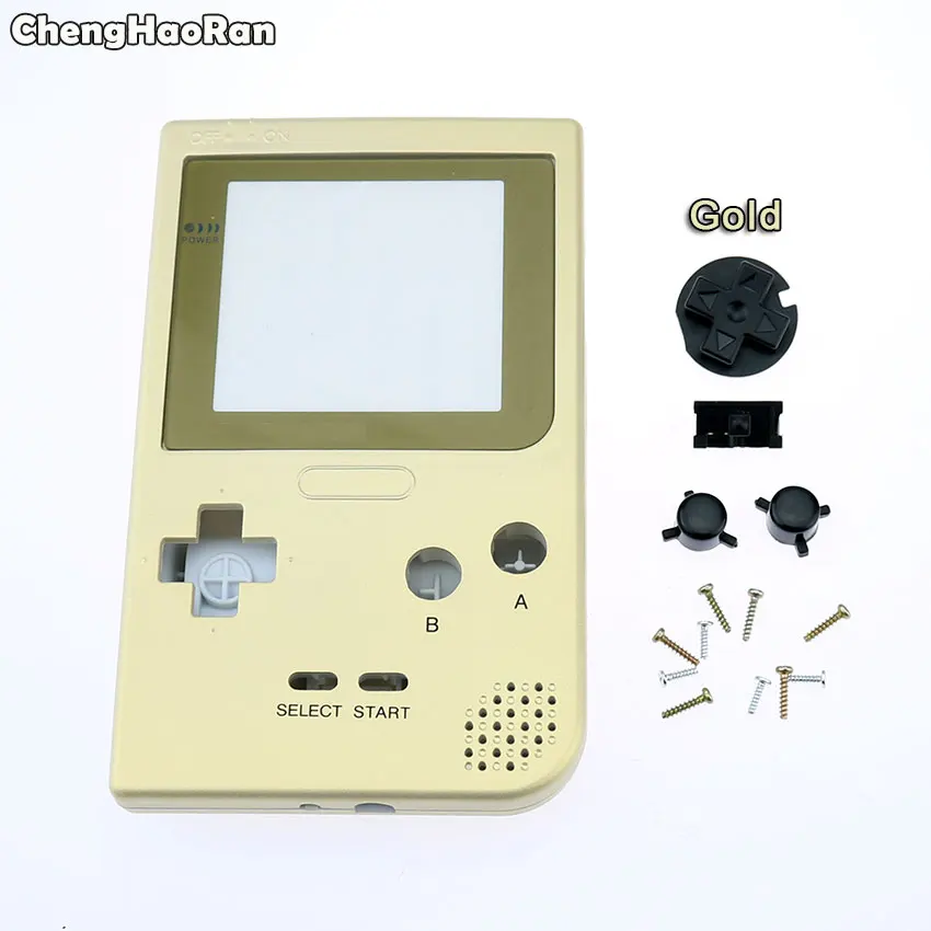 Полный Чехол ChengHaoRan сменный корпус для карманной игровой консоли Gameboy GBP чехол с