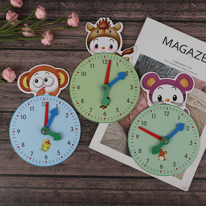 Новые ученические часы Монтессори учатся учительские 4 дюйма 12/24 - Цена: 79,15 руб.