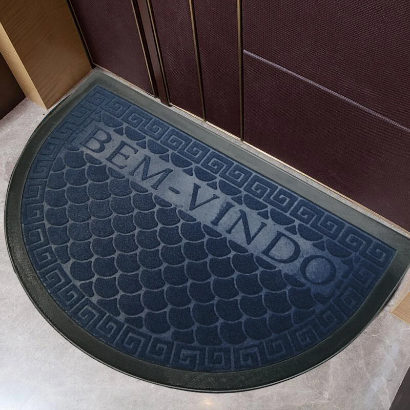 Коврик дверной напольный толстый резиновый нескользящий легко чистится