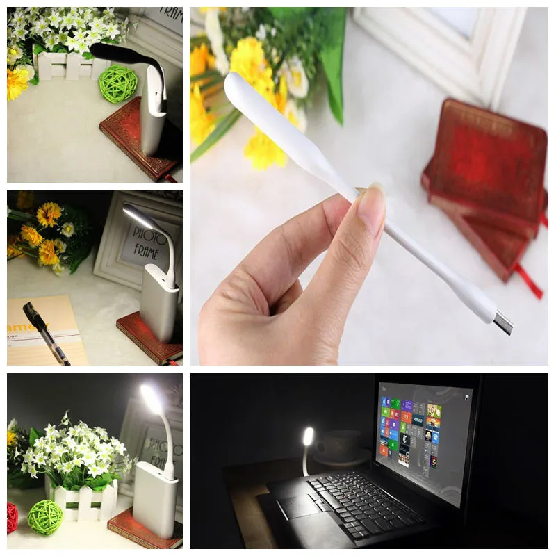 Mini DC 5V 1.2W USB LED Reading Book Lights Laptop Work Desk Lamp Portable Travel Night Lighting Foldable Car Camping Tent Lamps|xiaomi light