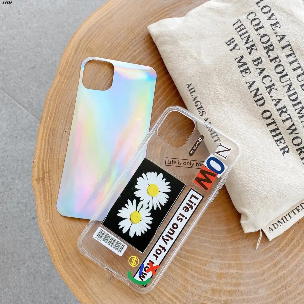 Флуоресцентная Маргаритка подходит для iphone11promax X XR Япония и Южная Корея простой