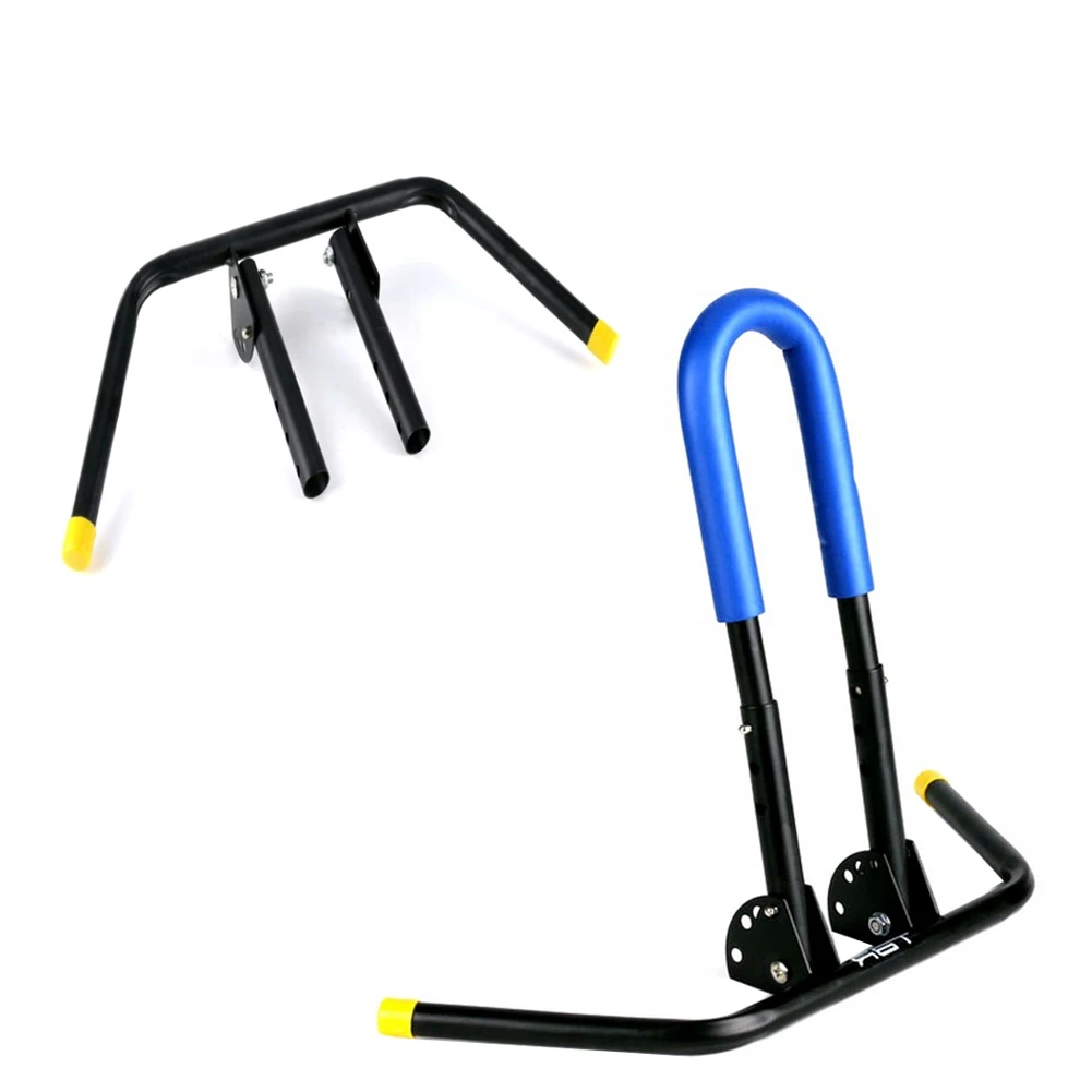 

Kids Bike Floor Parking Rack Storage Stand Adjustable Balance Car Auxiliary Frame Folding Mountain Bike Parking Frame Blue 1pc