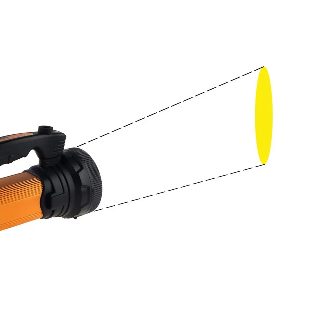 100 Вт супер яркий прожектор Портативный перезаряжаемый светодиодный фонарик для