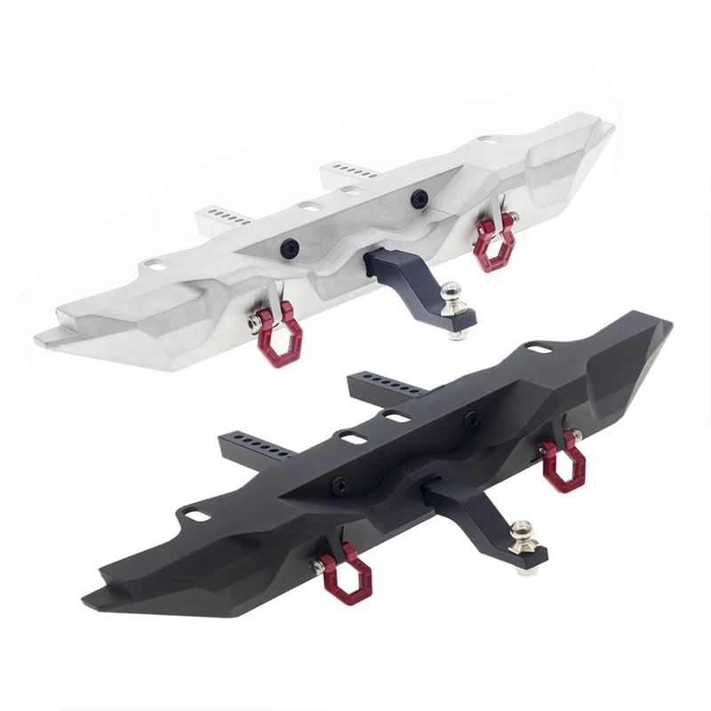 

Металлический Неломающийся задний бампер для спасательного прицепа Hook & крепление набор для RC автомобиль грузовик TRX-4 осевой SCX10 II 90046