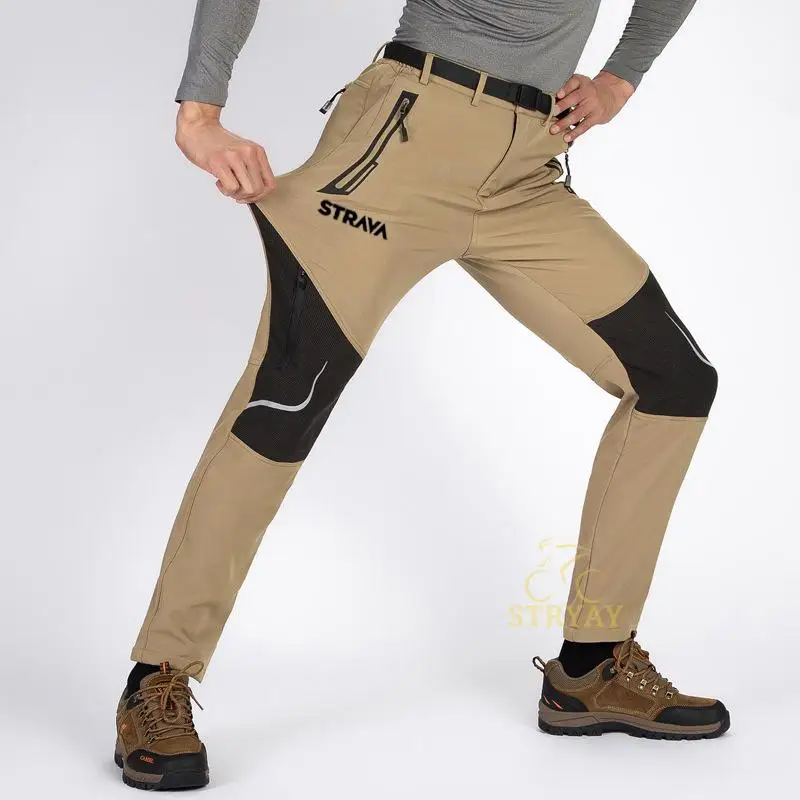 

Strava Men's Cycling Pants Quick Dry Bicycle Pants Waterproof Mtb Tourser for Men Hard-Wearing Pants Outdoor Sport Ride Clothing