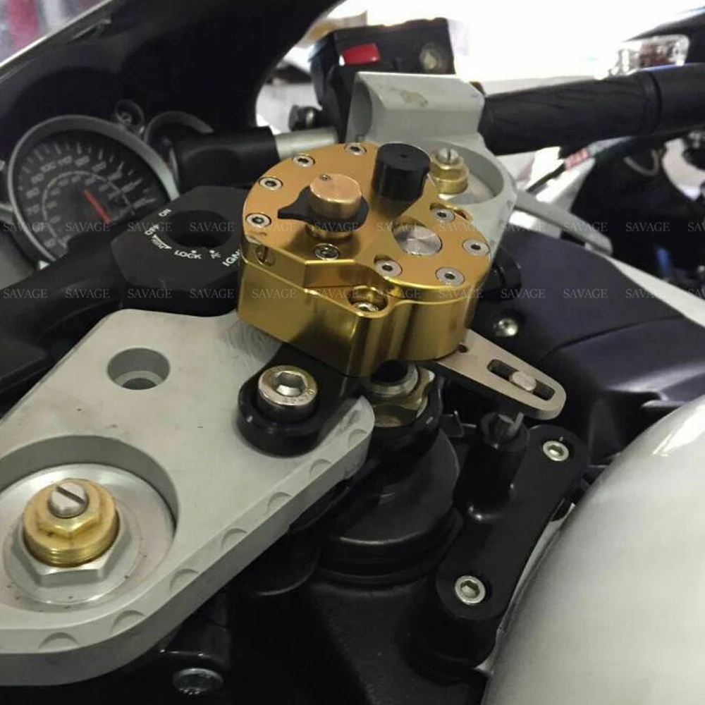 Рулевой демпфер стабилизатор для SUZUKI GSX1300R HAYABUSA 2008- 19 18 регулируемые аксессуары для мотоциклов кронштейн обратная безопасность