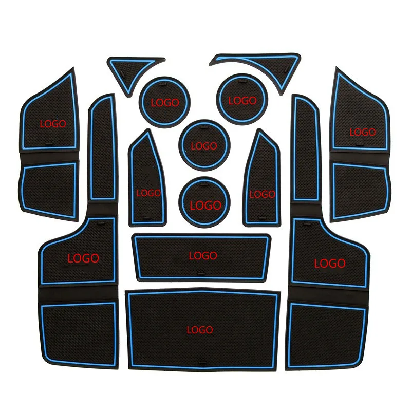 14 шт./компл. автомобильные аксессуары прокладка для гнезда двери резиновая