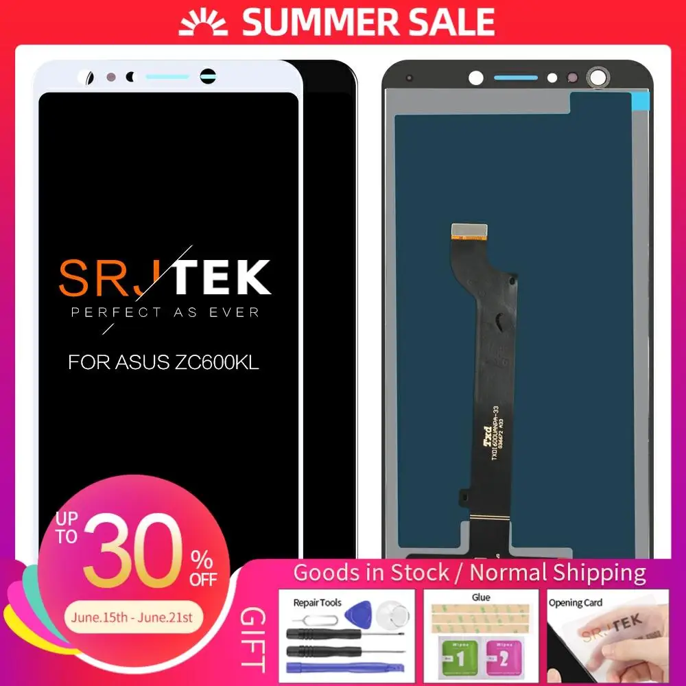 Оригинальный 6 '񟯠x1080 IPS дисплей для Asus ZenFone 5 Lite 2018 ZC600KL LCD сенсорный экран Для
