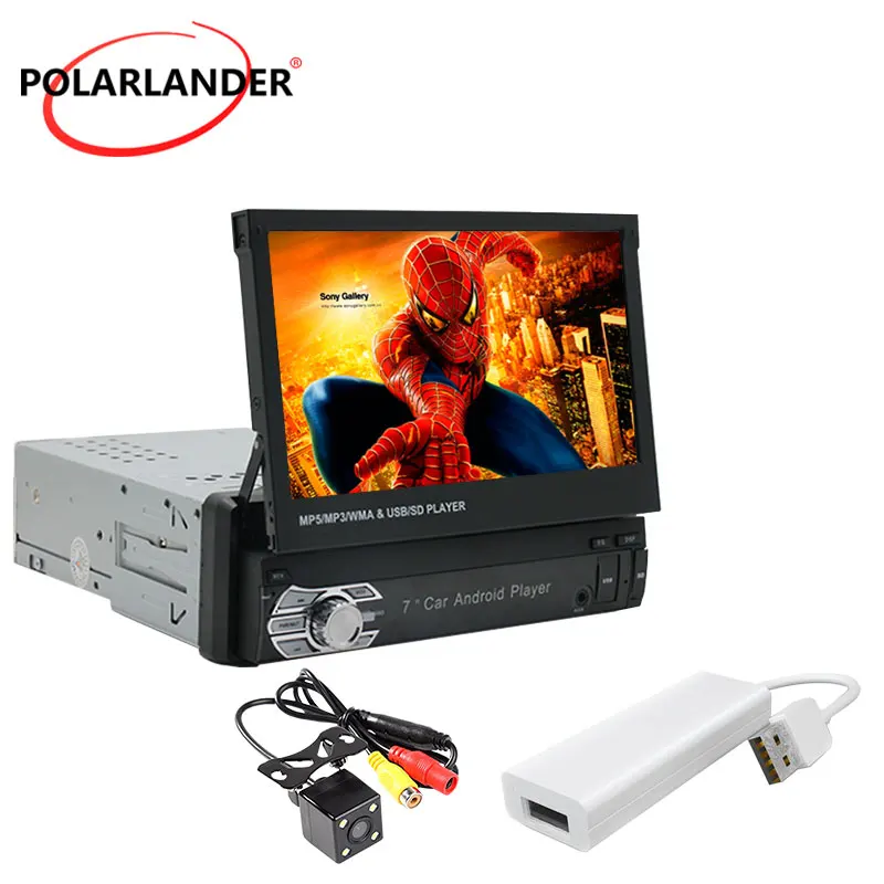 Автомобильное радио плеер Android 8 1 Bluetooth Mirror Link GPS сенсорный экран MP5 1din 7 '' 12