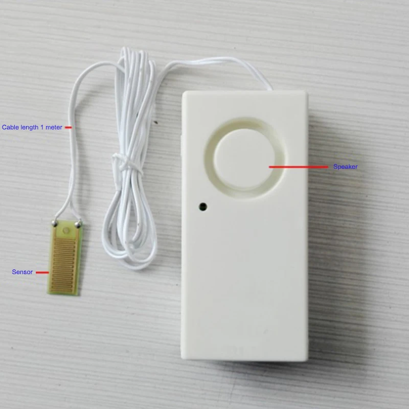 Home Alarm Water Leakage Spot Detector 110dB Leak Sensor Detection Flood Alert Overflow Security System |