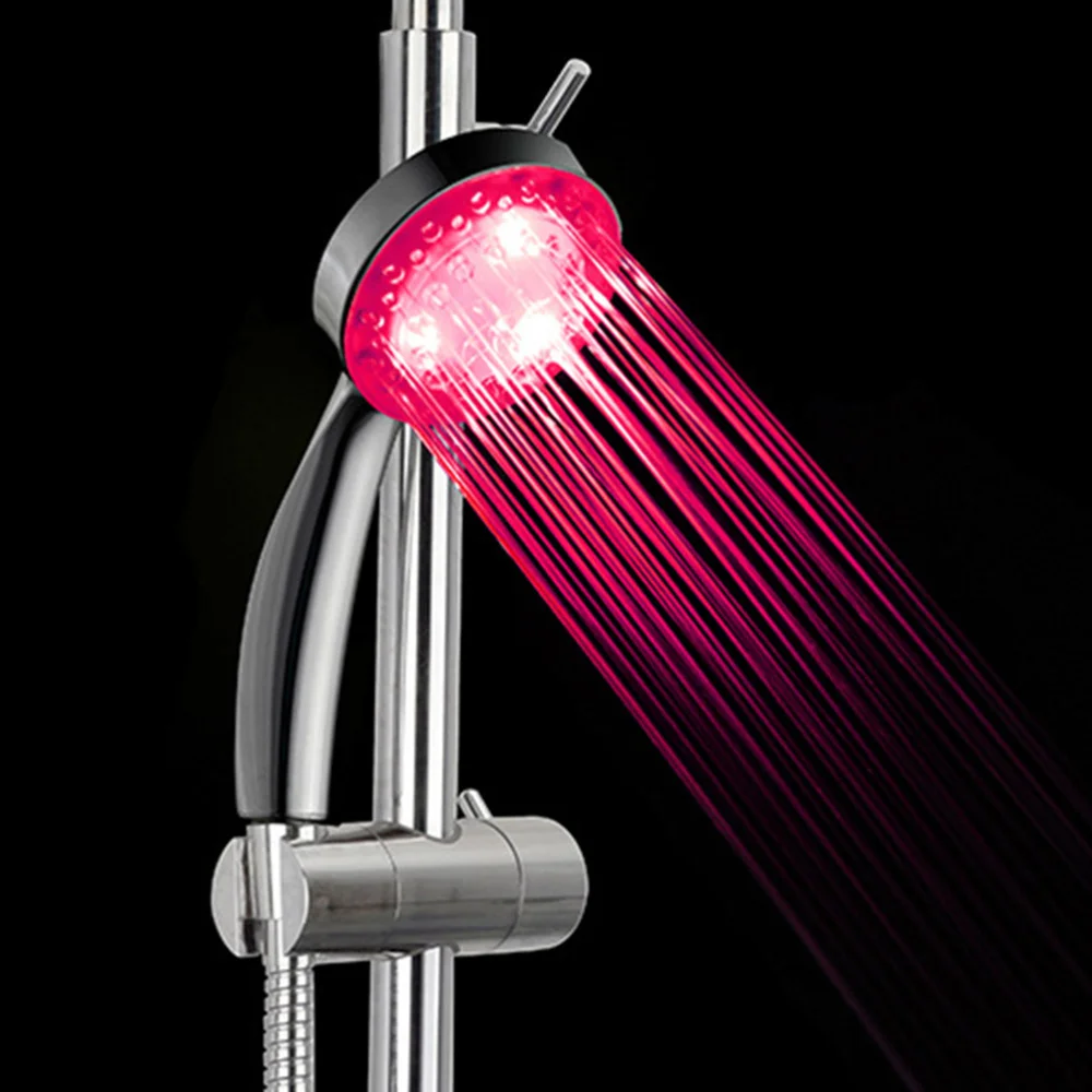 

LED Multi-color Water Sprinkler Head Small Booster for Hotel Bathroom