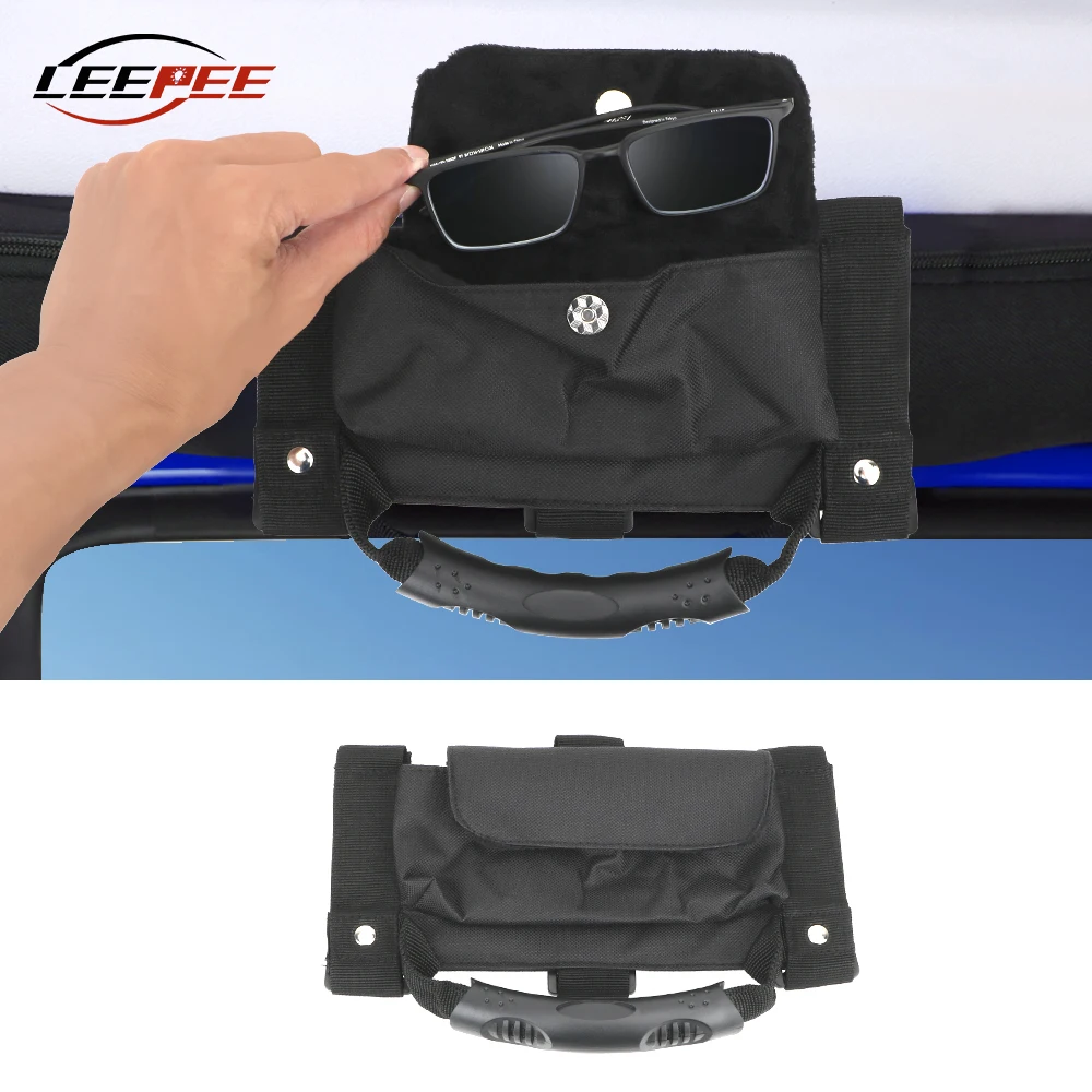 

Автомобильные аксессуары, сумка для хранения солнцезащитных очков, подлокотник, чехол, ручка для крыши, автомобильный органайзер для Jeep ...