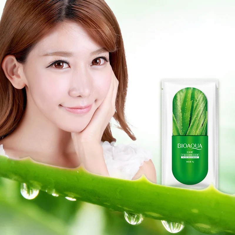 

10 шт., увлажняющие маски для лица с экстрактом черники, алоэ