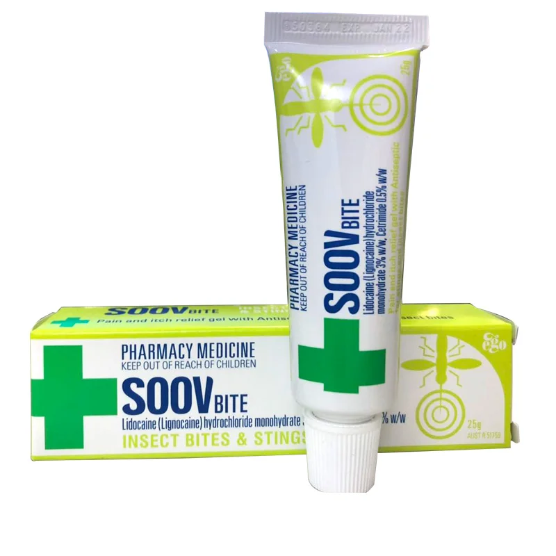 Эго кусачки от насекомых 25 г Австралия быстрое облегчение укусов зуда подходит