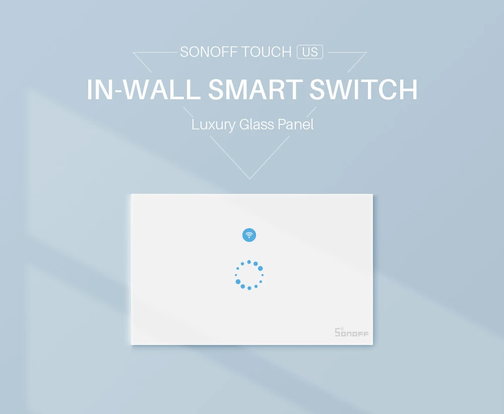Itead Sonoff сенсорный настенный сенсорный выключатель для ЕС, США, Wi-Fi, 1 комплект, 1 способ, беспроводной дистанционный светильник, релейное приложение, управление, работа с Alexa Google Home
