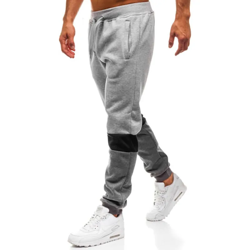 2018 импортные товары Горячие мужские спортивные брюки сшивание модный дизайн