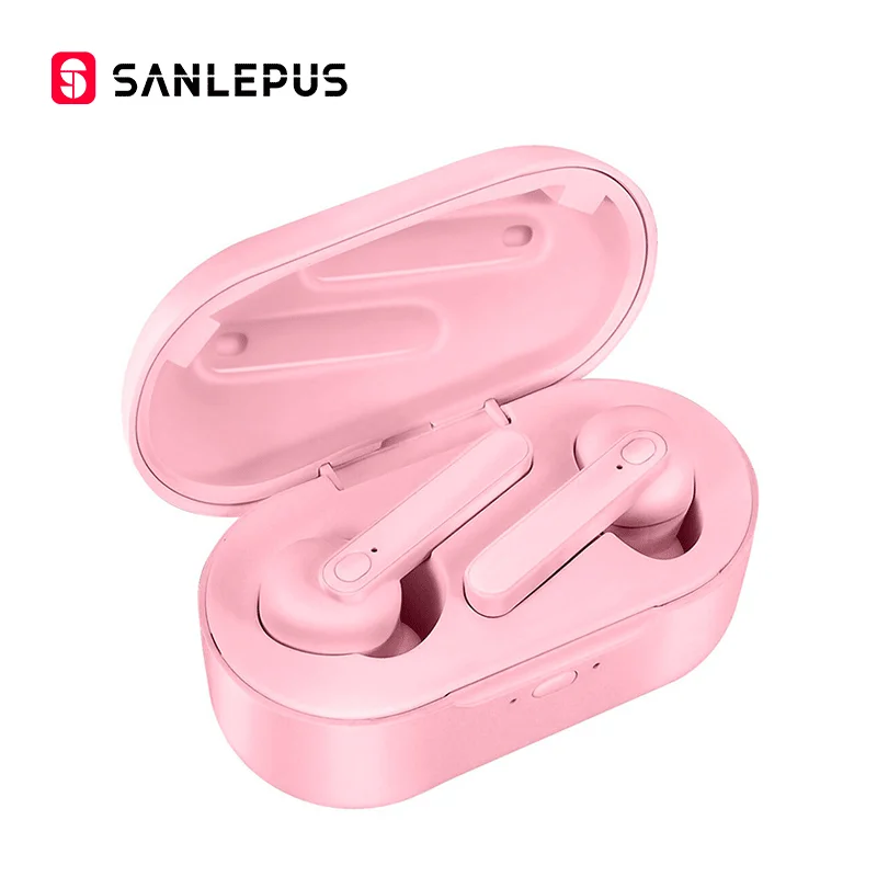 SANLEPUS TWS наушники беспроводные Bluetooth Hifi гарнитура Air с микрофоном для мобильного