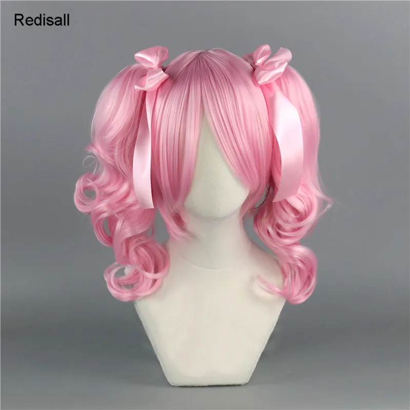 Аниме челка мечта! Пастельные пастельные палитры Maruyama Aya Wig вьющиеся длинные