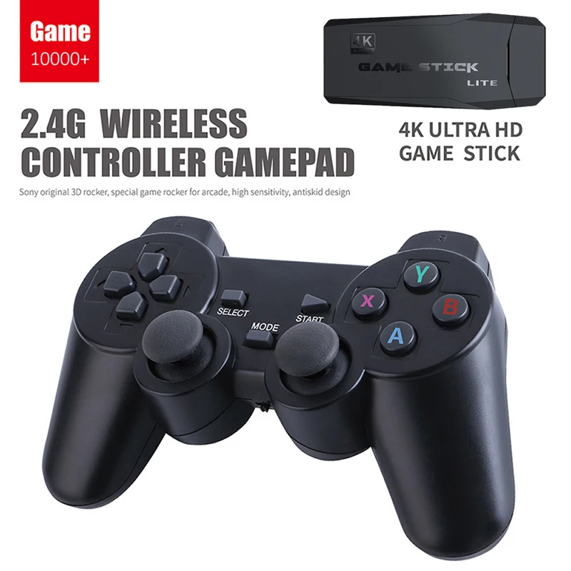 Игровая консоль 4K Ultra для PS1/SEGA/SNES/MAME Ретро ТВ игровая HDMI-совместимая 64 ГБ 10000 игр |