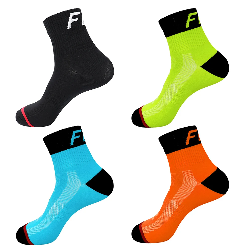 

24 Color Fashion Cycling Socks Brand Bicycle Socks Men Women Professional Breathable Sports Socks Basketball Socks