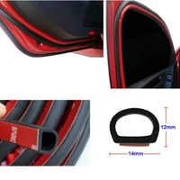 big d 1412mm universal weather strip car sound insulation sealing rubber strip anti noise rubber tape car door seal