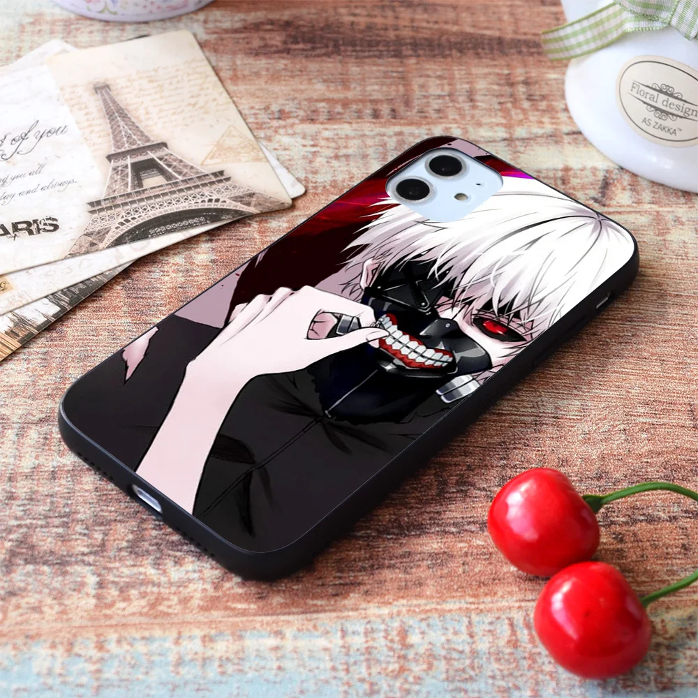 

For iPhone Tokyo Ghoul_ Kaneki Ken's Soft TPU Border Apple iPhone Case