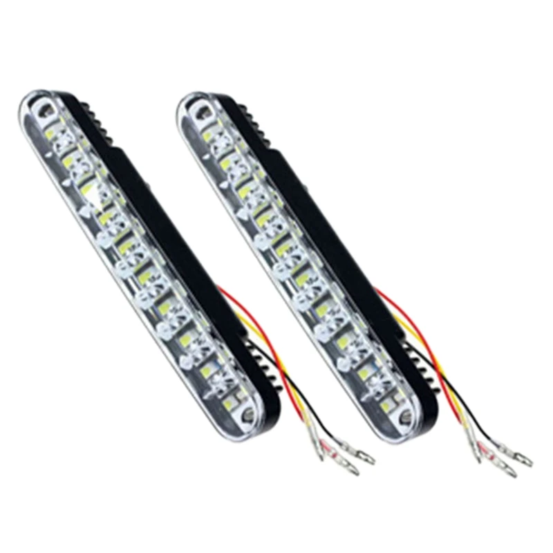 

2PCS Car Light 30LED Daytime Running Light Fog White Light DRL Daytime Running Lamp Turn Signal Light Universal