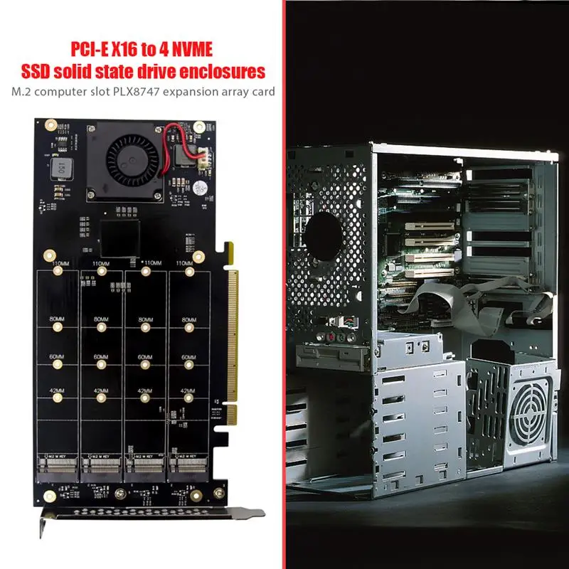 адаптер pcie m2 плата расширения nvme m
