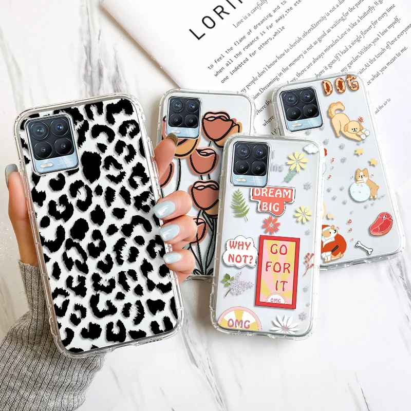 

Case For Oppo Realme 8 Pro Case Silicon Realme GT C21 C15 C20 C11 2020 5 5i 6i 7i 7 Pro Shell For Oppo F5 F9 F11 Pro Reno4 Cover