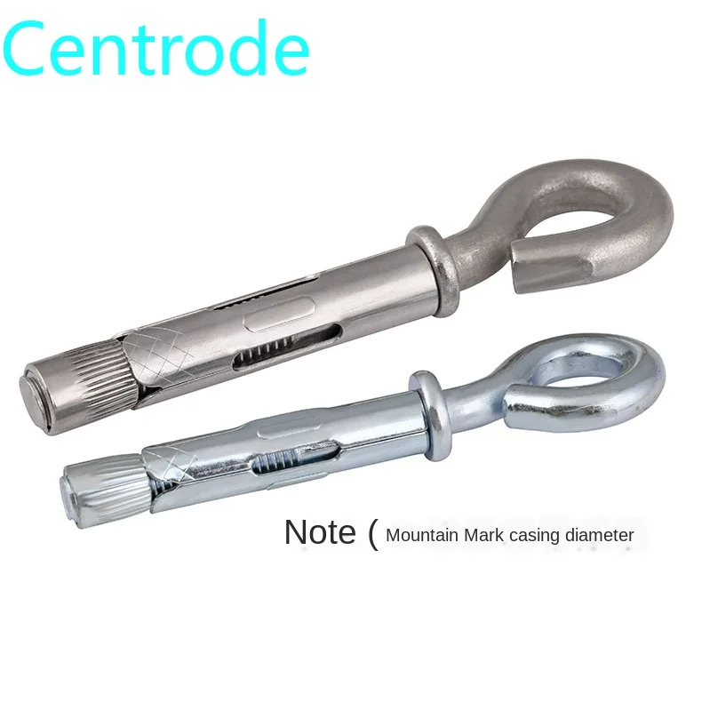 

304 stainless steel eye expansion hook galvanized ring pull explosion screw pendant lamp hook swing hook screw M6-M12 2pcs