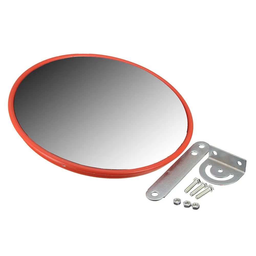 

30cm 12 Wide-Angle Security Curved Convex Road Mirror Traffic Driveway Safety
