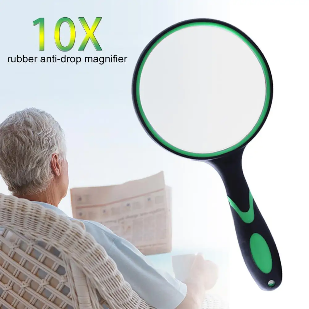 10X Magnifying Glass Handheld Magnifier Skillful Manufacture Superior Quality for Antique Jade Jewelry Identification | Инструменты