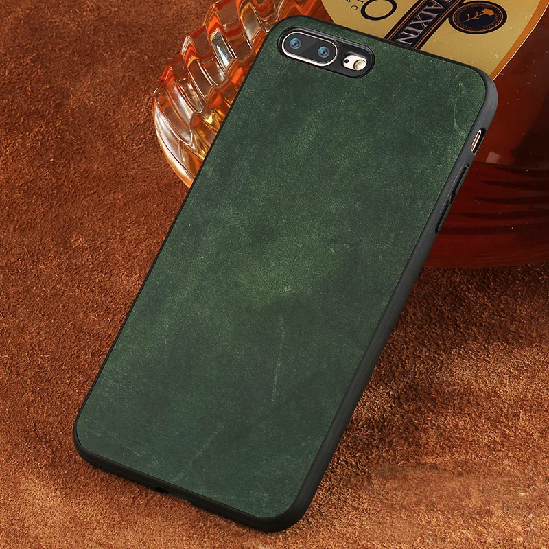 

Тонкий кожаный чехол для iPhone 7 Plus 8 plus X XR XS MAX