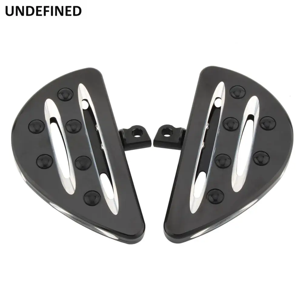 Черная Напольная доска для мотоциклетного водителя CNC штекерное крепление