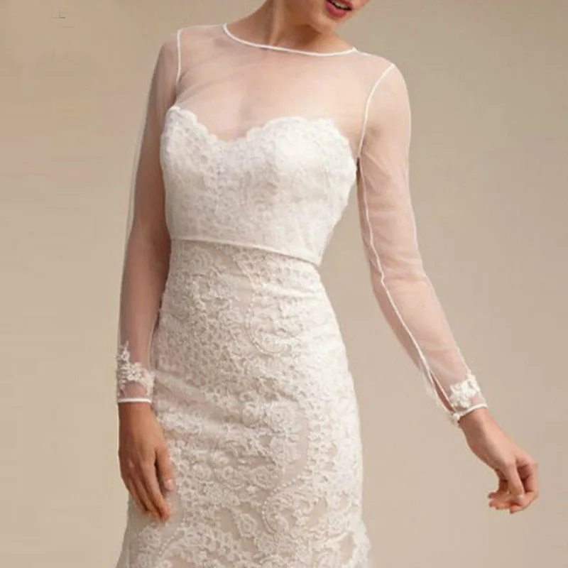Фото YARNSOUPC-chal de encaje прозрачный para mujer, chal de manga larga, accesorio de boda, nueva №1